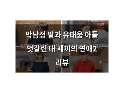 박남정 딸과 유태웅 아들 엇갈린 내 새끼의 연애2 리뷰