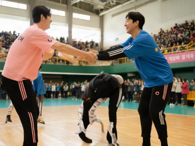 OK 읏맨 배구단 팬미팅에서 벚꽃 콘셉으로 화제