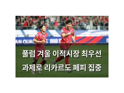 풀럼 겨울 이적시장 최우선 과제로 리카르도 페피 집중