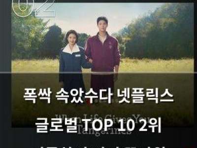 폭싹 속았수다 넷플릭스 글로벌 TOP 10 2위 기록하며 인기 끝판왕
